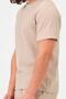 Beige Crew Neck 100% Cotton Breathable Fabric Comfortable Fit Men's T-Shirt// 4001-Beige - 3