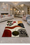 Sdt Shape Theme Patterned Modern Woven Base Decorative Carpet Sdt1641 - 3