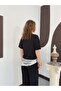 D 3060 Sequined T-Shirt - Black Silver |   D3060 - 5