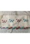 Handmade Embroidery Embroidered Needle Embroidered Prayer Cover Dowry Holder Mevlit Hijab Crepe Fabric 145X75 cm - 3