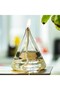 Vintage-Inspired Clear Glass Lantern with Permanent Fiberglass Wick – Refillable & Smokeless Decorative Table Lamp for Home Decor, Weddings & Gifting