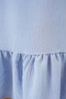 Women's Ruffled Hem Blue Skirt - 6
