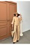 Muslin Fabric Openwork Detail Pants and Blazer Set