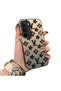 Realme 14X Compatible Silicone Edge Hard Back Case Couple Phone Case Brand Patterned - 3