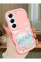 Tecno Camon 40 Pro 5g Compatible Case Camera Protector Pink Silicone Couple Phone Case Landscape Pattern