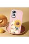 Redmi Note 11 Compatible Case Camera Protector Pink Silicone Couple Phone Case Cat Pattern - 2