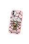 Samsung Galaxy A04 Compatible Case with Camera Protection Pink Silicone Couple Phone Case with Spiderman Pattern - 3