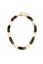Zolav Gray Large Stone Detailed Pearl Look Necklace - 2