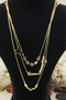 Vip Xuping Triple Loved Steel Necklace, Non-Tarnishing Steel Necklace 38+6 cm - 6