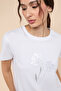 Printed T-Shirt with Crew Neck and Short Sleeves - 3