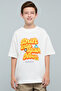 Printed T-Shirt with Crew Neck and Short Sleeves