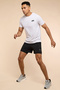 Print Detail Active T-Shirt with Crew Neck and Short Sleeves - 4