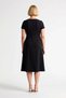 Women's Plus Size Polo Collar Short Sleeve Midi A-Line Lycra Cotton Flexible Comfortable Casual Dress Modern - 5