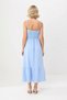 Women's V-Neck Sleeveless Midi Dress with Waist Flounce Skater Cut Woven Casual Comfortable Daily Modern - 5