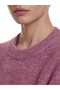 Pink Crew Neck Oversized Women's Knitwear Tunic - 3