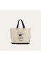 X Bozburun Yc Men's Ecru Canvas Tote Handbag - 3