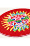 Dadrı Red American Service Plate 35 cm - 5