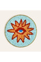 Dadri Blue Glass Bead Coaster 10 cm