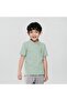 Kids’ Slim Fit Lion Embroidered Cotton Polo