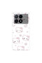 حافظة شفافة متوافقة مع هاتف Poco X6 Pro بتصميم Hello Kitty