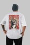 For the Love of Cats 60 Cats Printed White Oversize T-Shirt 100% Cotton Unisex Cat Lover Premium Design - 2