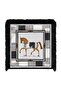 Horse Pattern Equestrian Themed Fringed Throw Pillow Cover - Black Tassel Geometric Framed Pillowcase - 7