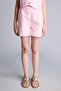 Flared Cotton Buttoned Blazer Vest Top Shorts Bottom 2-Piece Set Girls I2163A826Hs - 6