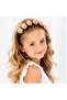 New Trendy Teddy Bear Fancy Comb Headband Crown Bandana Crown with Interlocking Comb Teeth - 3