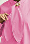 6408- Stylish Comfortable Tie-Detailed Woven Poplin Fabric Women's Shirt - 4