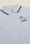 Print Detail Polo T-Shirt and Short Sleeves - 3
