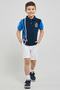 Color Block Polo T-Shirt with Short Sleeves - 2
