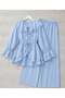 Premium Cupra Fabric Lastella Kimono Pants Set - 3