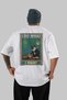 For the Love of Cats 108 Cat Printed White Oversize T-Shirt 100% Cotton Unisex Cat Lover Premium Design - 2