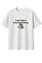 Unisex Oversize T-Shirt Turkish Coffee Ritual Printed White – Crew Neck, Comfortable Fit, 100% Cotton - 8