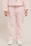 Solid Straight Fit Pants with Button Closure
