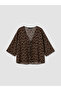 Nevavm Patterned Oversize Women's Kimono with a Difference - 5