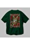 1 Cat for Every Cat Lover Printed Green Oversize T-Shirt 100% Cotton Unisex Cat Lover Premium Design - 3