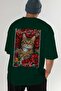 1 Cat for Every Cat Lover Printed Green Oversize T-Shirt 100% Cotton Unisex Cat Lover Premium Design - 7