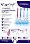 Disposable Self-Adhesive Toothbrush - Dental Floss - Toothpick - 3in1 8 Pieces