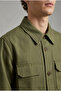 Double Pocket Cargo Twill Shacket - 2