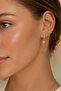 Asymmetric Earrings with North Star and Moon Figures on a Chain - 2