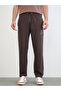 Men Relaxed Fit Joggers with Embroidery Detail - 2