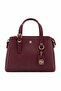 Liora Burgundy Women's Bag with Gold Accessories