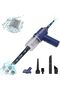 Portable Handheld Vacuum Cleaner Cordless, USB Rechargeable Mini Vacuum Cleaner with Filter, High Suction Car Vacuum Cleaner for Keyboard & Pet Hair Cleaning (2 in 1) - 3