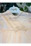 Baby Girl & Child Lace Detailed Dress - 100% Cotton - Salmon - 2