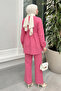 Cross-Tied Kimono Set 43457 - Fuchsia - 4