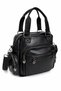 Multi-Section Daily Women's Bag, Soft Textured Shoulder Bag, Women's Black Bag, Mother's Bag, Travel Bag, University Bag - 5