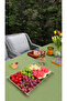 Pipe Handle Plexiglass Tray for 4-6 People / Coffee-Tea- Promise-Engagement Service Tray (Matte Gold)