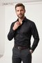 Men's Microsatin Classic Long Sleeve Slim Fit Shirt - 2