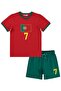 Portugal Printed 2-Piece Set for 6-9 Years - Cotton Jersey - Red - 4
